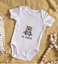 BK Kids Be Brave Tasarımlı Bebek Body Zıbın - Model 1