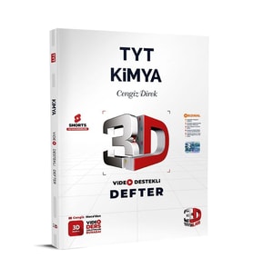 3D TYT Kimya Defter Video Destekli