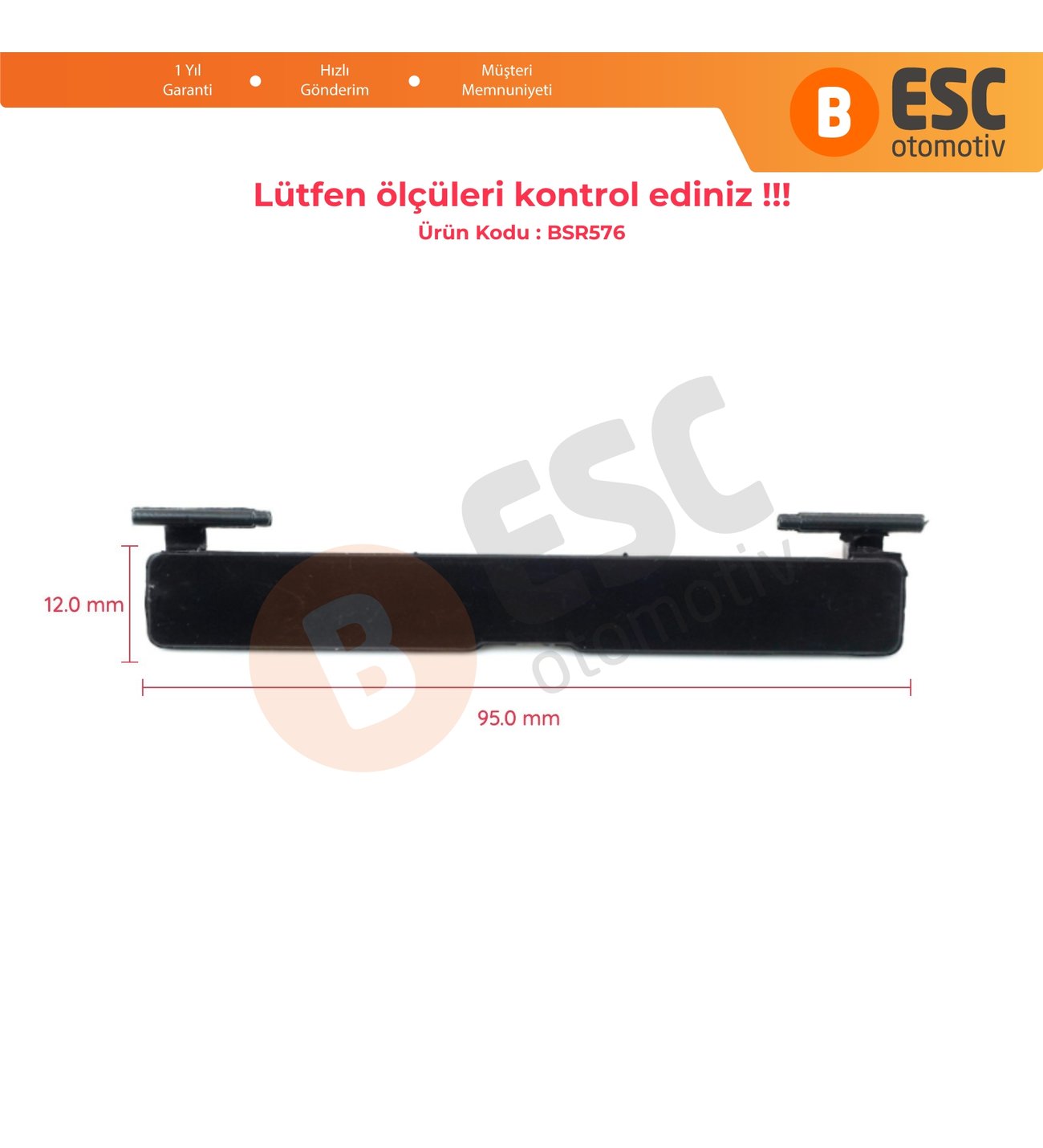 Mercedes C Class W205 S205 C205 2013-2023 İçin 1 Adet Tavan Oluk