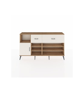 Arges Konsol 6 Raflı 2 Çekmeceli Tek Kapaklı  176x30x99 Çam-Aytaşı