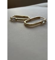 SENNA (ALTIN KAPLAMA KÜPE 14K)
