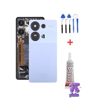 Redmi Note 13 Pro 4G Arka Kapak Pil Batarya Kapağı Kamera Lensli 23117RA68G Uyumlu + Tamir Kiti