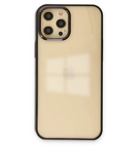 Pilelistore   iPhone 12 Pro Max Kılıf Element Silikon - Siyah