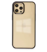 Pilelistore   iPhone 12 Pro Max Kılıf Element Silikon - Siyah