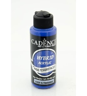 Cadence Hybrid Multisurface Akrilik Boya 120 ml. H-038 ULTRAMARINE 