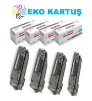Eko Kartuş Hp 49X-53X Ekonomik Avantajlı 4’lü Paket Yuksek Kapasite Muadil Toner (Siyah)