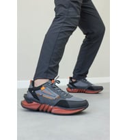 FAST STEP Erkek Sneaker Ayakkabı 572MA2499 (Füme - Turuncu)