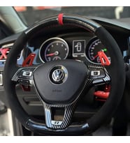 Golf 7 Jetta Passat Tiguan Polo Araca Özel Dikmeli Direksiyon Kılıfı