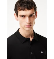 Lacoste Slim Fit Polo T-Shirt Black Erkek Polo Yaka Tişört Siyah