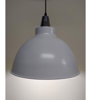 RİOLİGHT RETRO BEYAZ İÇİ BEYAZ KROM ASKILI TEKLİ METAL SARKIT (Siyah)