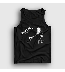 Presmono Unisex Siyah Jaymz Metallica Atlet 66788tt