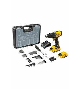 Fatmax Scd700D2Ka 18V 2Ah V20 Çift Akü Darbesiz Matkap + 100 Parça Aksesuar Seti