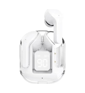 Şeffaf Space Kabin Bluetooth Kulaklık Beyaz