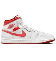 Nike Air Jordan Mid SE Leather Mens Sneaker Hakiki Deri Erkek Günlük Basketbol Spor Ayakkabı Beyaz