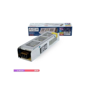 Ack AY02-02000 200W 16.5A İnce Tip Led Trafosu