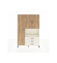 Arges Dolap 6 Raflı 3 Çekmeceli 3 Kapaklı 132x30x195 Aytaşı-Çam/Aytaşı