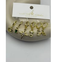 Vip 6'lı Gold Küpe - 25-vip171