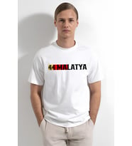 Kişiye Özel Şehir Plaka İsim Taraftar Renkleri Baskılı Unisex T-shirt/Tişört - TÜM YAŞ GRUPLARI (Beyaz)