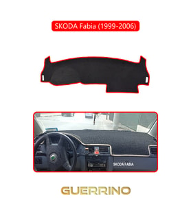 SKODA Fabia (1999-2006)TORPİDO KORUMA HALISI KIRMIZI KENAR
