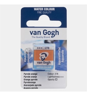 VAN GOGH 20862781 TABLET SULU BOYA YEDEĞİ - PYRROLE ORANGE 278
