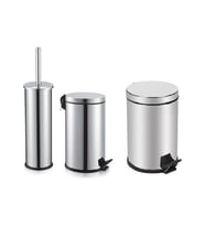 Arçe Süper Banyo Aksesuar Seti Banyo Bataryası 3 Lt Çöp Kovası Seti