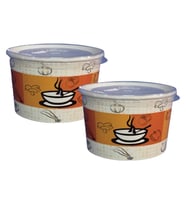 ŞeyliŞeyler Termokap Karton Çorba Kasesi 14 Oz Kapaklı 100 Adet