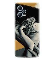 Xiaomi Redmi Note 12 4g Kılıf Resimli Desenli Silikon Platinium Series Butterfly Girl 1837