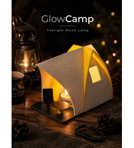 GlowCamp – Konforlu Çay Mumu Çadır Lambası - U1 ÇOK RENKLİ