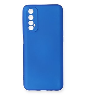 Durukar® Realme 7 Kılıf First Silikon - Mavi