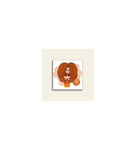 DBSanatevi Aslan Burcu Kadını Tablo 50 X 50 Cm