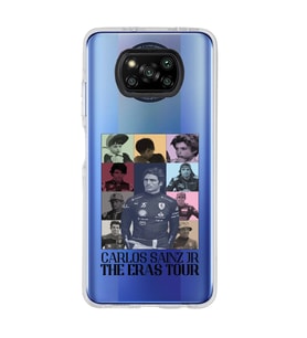 Poco X3 PRO / X3 NFC Uyumlu Carlos Sainz Tasarımlı Şeffaf Telefon Kılıfı