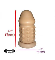 Uzatmalı kılıf, dildo prezervatif, çikolatalı kayganlaştırıcı gevşeti yağı