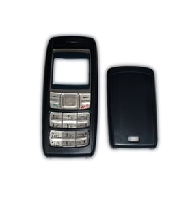 Nokia 1600 Kapak Nokia 1600 uyumlu Siyah Kapak ön Kapak Arka Kapak Tuş Takımı