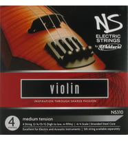 D'Addario NS310 NS Electric Elektro Keman Tel Seti - 4/4 Tam Boy (Profesyonel)  Ned Steinberger Tasarımı, Elektro Kemanlar İçin Optimize Edilmiş Sinyal Çıkışı ve Kararlı Akort