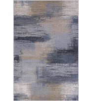 Eliana Home Baskılı, Yıkanabilir Kaymaz Taban Salon Halısı LNA1090 100x150 cm (Gri)