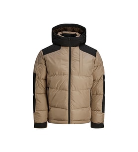 Jack Jones Jcootis Sn Erkek Günlük Mont (Suya Dayanıklı) 12239001-MOUNTAIN-TRAIL Krem