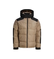 Jack Jones Jcootis Sn Erkek Günlük Mont (Suya Dayanıklı) 12239001-MOUNTAIN-TRAIL Krem