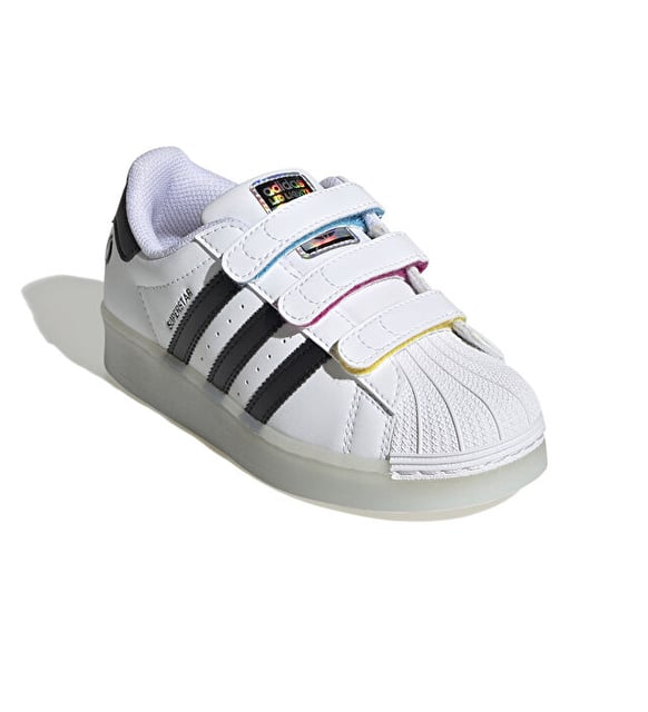 adidas gazelle silver green womens adidas Superstar Led Lights CF EL C JS1290 main image 0