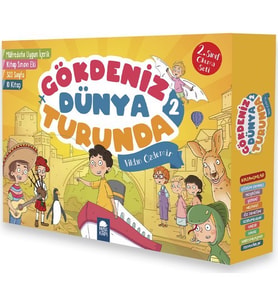 Gökdeniz Dünya Turunda 2 (10 Kitap) - Vildan Özdemir - Mavi Kirpi Yayınları