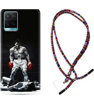 Vivo Y11S Y21S Y20 Y20S Y70 Kılıf Boyun Asklı Rasta Silikon Moon Baloon 1369