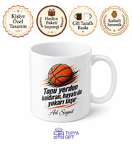 Dünya Basketbol Gününde Pota Altında Zıplayanlara Kupa Bardak Hediye