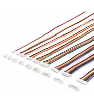 JST 1.25mm 3pin 20cm Kablolu Konnektör (Beyaz) Takım x 1 adet (Siyah)