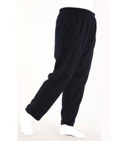 Lüx Polar Cepli Kışlık Kadın Pijama Altı ra1 (Siyah)