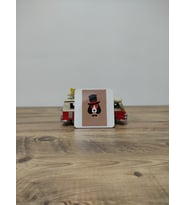Köpek Serisi - Papyonlu Köpek Kupa (Bardak) Altlığı
