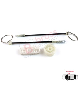 Opel Corsa D S07 2006-2014 5-Kapı 13188491 İçin Elektrikli Ön Sağ Cam Kriko Tamir Seti