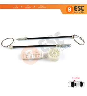 Opel Corsa D S07 2006-2014 5-Kapı 13188491 İçin Elektrikli Ön Sağ Cam Kriko Tamir Seti