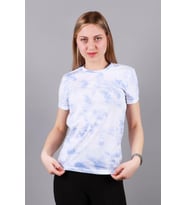 Kadın Bisiklet Yaka T-shirt Tşört