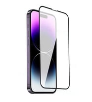 Apple iPhone 14 Pro Zore Anti Statik Temperli Cam Ekran Koruyucu (Siyah)