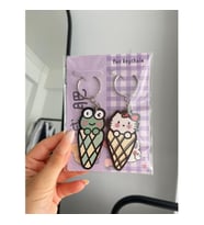 KAWAİİ ICECREAM İKİLİ ANAHTARLIK (Karışık)