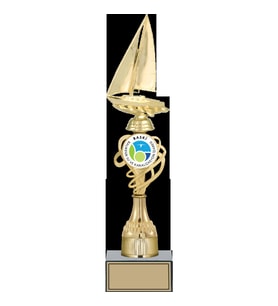 ODAK KUPA - Figürlü Kupalar - Yelken Figürlü Kupalar FG-033 C - 40 cm